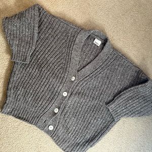 Babaa No.19 Cardigan in Dark Mist